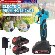 Electric Pruning Shears Portable Battery Power Cordless Secateurs Garden Pruners