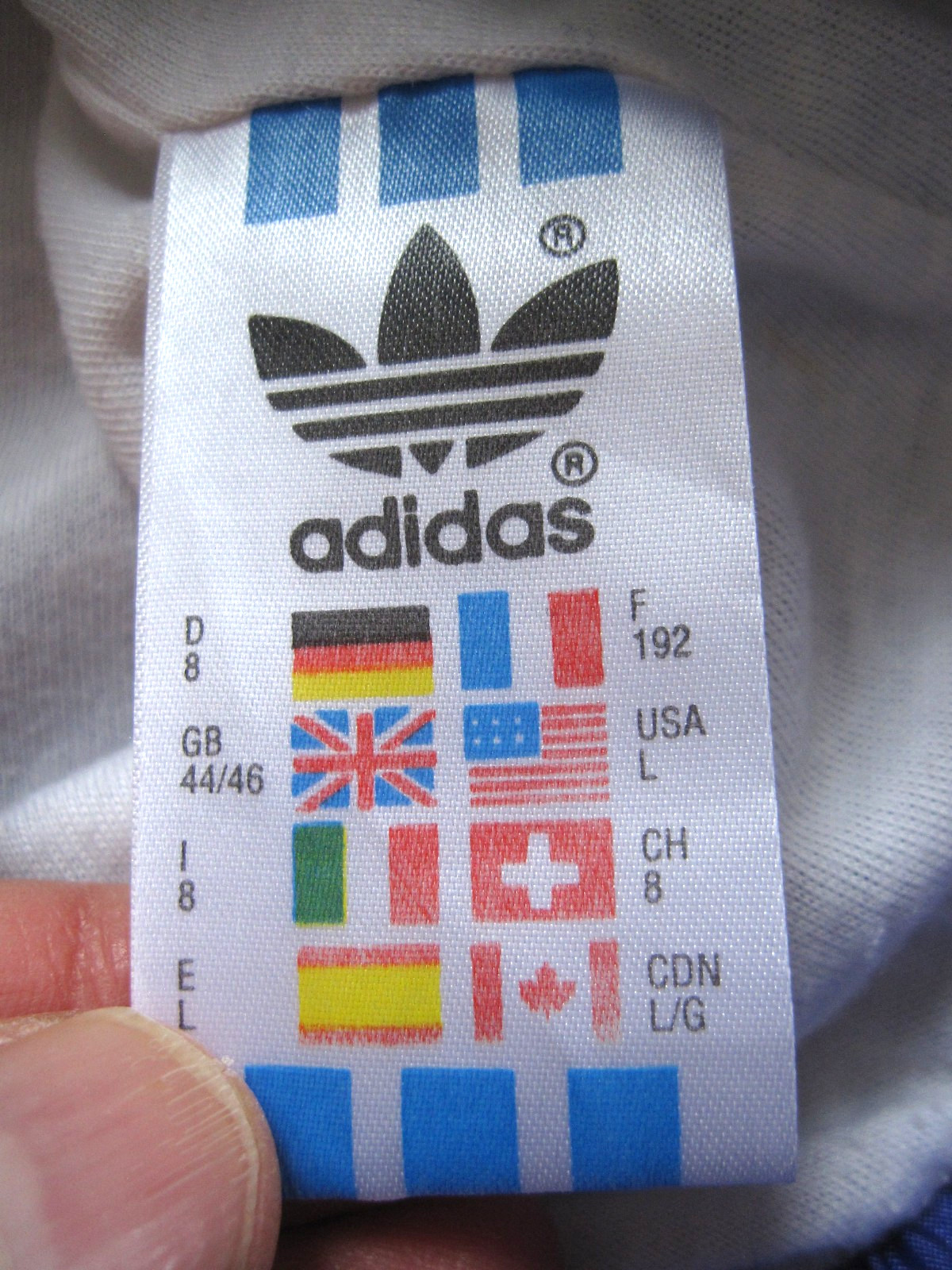 Veste Adidas Toile 90'S Nylon Polyamide Vintage Violet rouge Jacket - 192 / XXL 5