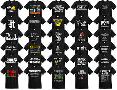 Lustige Herren T-Shirts Witz T-Shirt Kleidung Geburtstag Neuheit T-Shirts T-Shirt