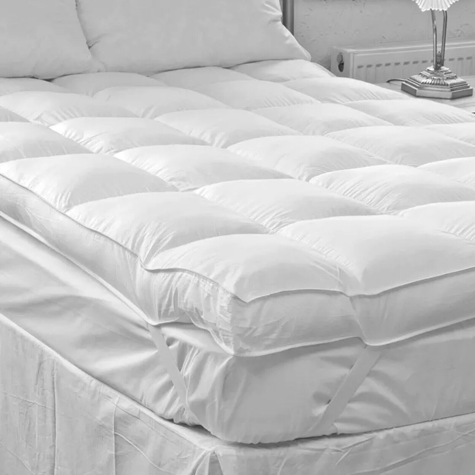 4'' SUPERSOFT THICK MICROFIBER MATTRESS TOPPER/MATRESS