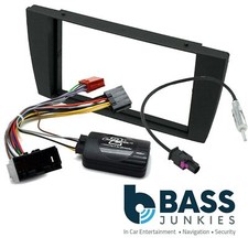 Jaguar S-Type 2002 Car Stereo Double Din Fascia & Steering Wheel Interface Kit