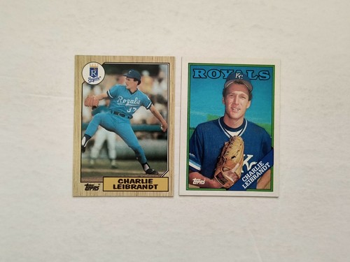 Lotto Royals Braves Charlie Leibrandt 1987 Topps 223 1989 Bowman 116 1989 Fleer - Foto 2 di 12