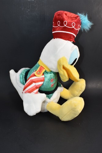 2013 HALLMARK DISNEY PELUCHE SCHIACCIANOCI DOLCI DONALD DUCK MUSICAL SUONO NATALE - Foto 3 di 9