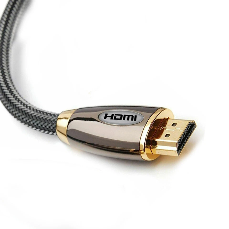 PREMIUM 4K HDMI CABLE 2.0 HIGH SPEED GOLD PLATED BRAIDED LEAD 2160P 3D HDTV UHD - Image 4 of 4