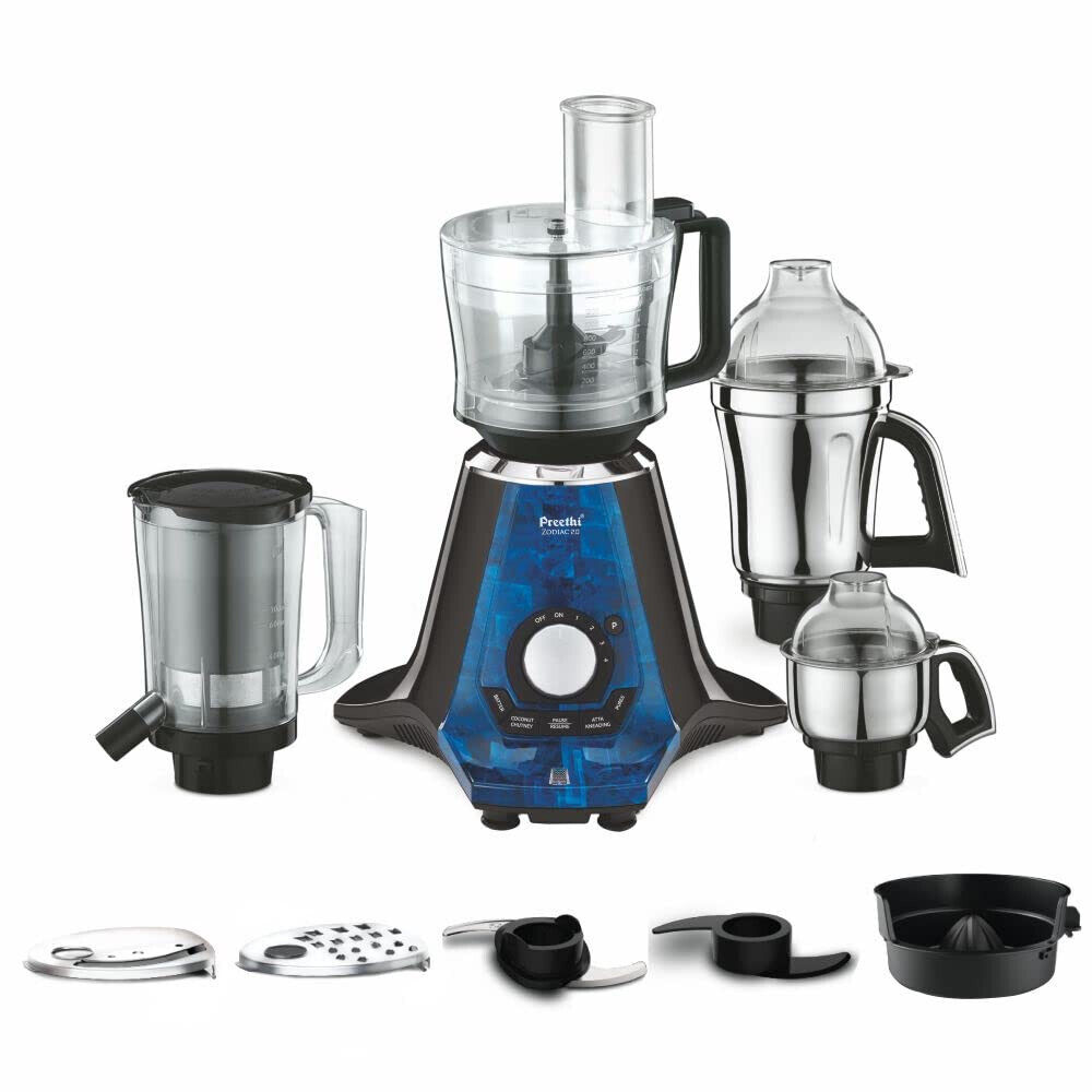 Preethi Mixer Grinder 4 Jars Super Extractor Juicer Jar Zodiac 2.0 Mg-255 1000 W | eBay Preethi Mixer Grinder 4 Jars Super Extractor Juicer Jar Zodiac 2.0 Mg-255 1000 W | eBay