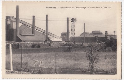Belgien; Anderlues, Zentralkoksöfen PPC, um 1930, von Bury Navez, Industrie