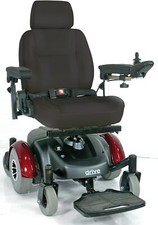 Drive Medical Image EC Mid-Wheel Drive Power Electric Wheelchair 18" Seat New