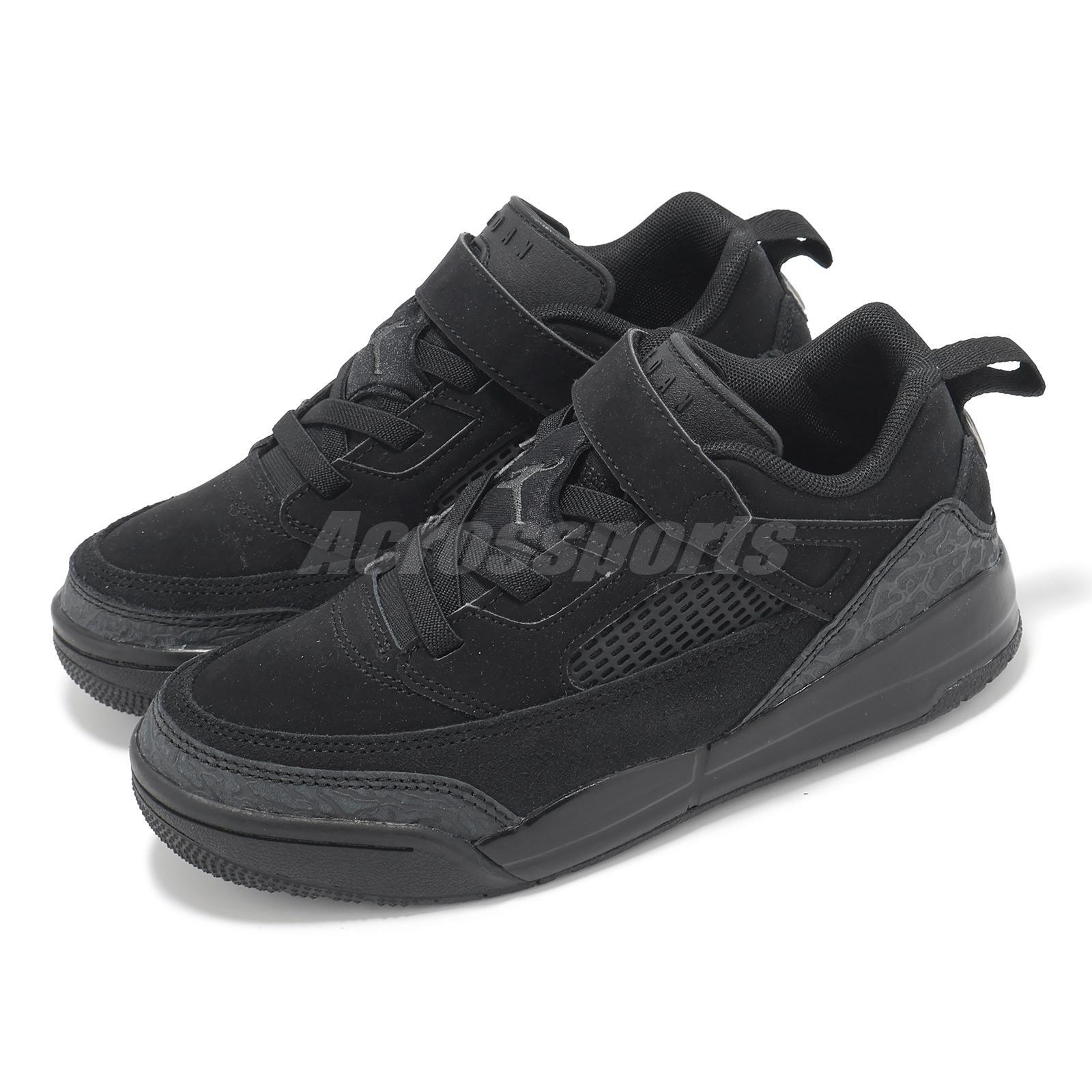 Кроссовки Nike Jordan Spizike Low PS Black Cat Anthracite для детей дошкольного возраста Повседневные FQ3951-001