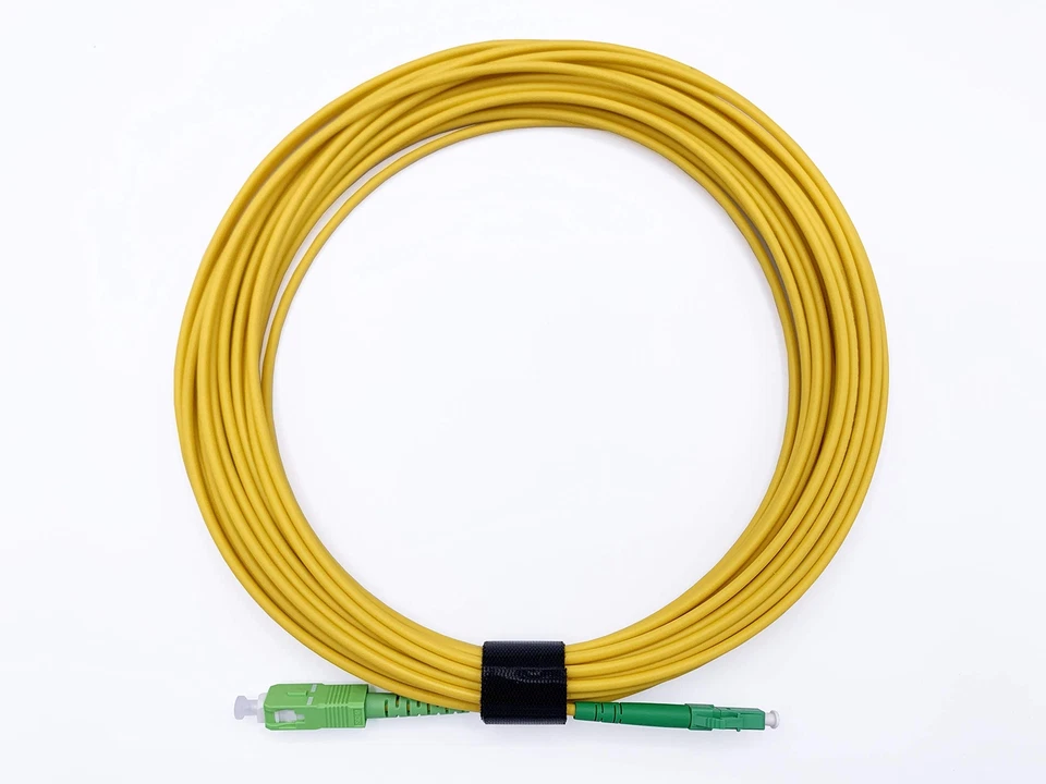 ® - 3m LWL Glasfaser-Kabel SC/APC auf LC/APC Stecker Simplex 9/125μm Patchkab... - Bild 3 von 4