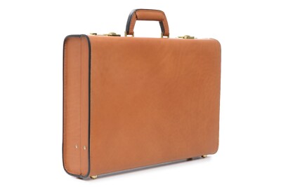 New Korchmar Monroe Leather Attache Case 4'' - 5'' Briefcase $745-795