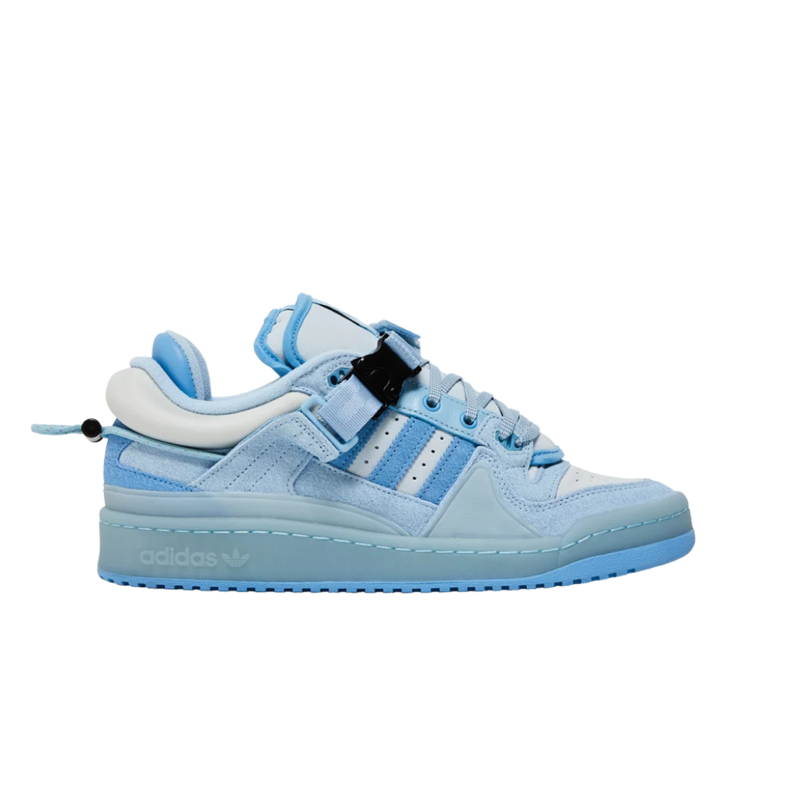 Size UK 8 adidas Forum Buckle Low x Bad Bunny Blue Tint GY9693 for
