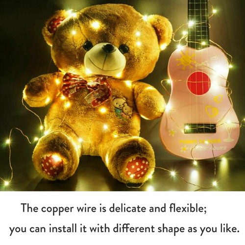 LED String Copper Wire Fairy Lights Battery Operated For Home Xmas Party Decor - Picture 6 of 13