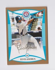 2008 Bowman Draft Prospects Gold #BDPP89 Elvis Andrus Texas Rangers