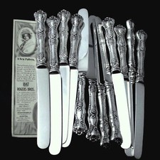  VINTAGE GRAPE 1847 ROGERS HH DINNER KNIFE 9 SOLD BY PIECE 