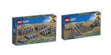 LEGO® City Eisenbahn Set 60205 + Set 60238  Schienen,Kurven Flex  und Weichen
