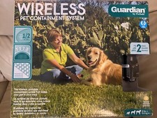 Portable wireless dog fence and collar Guardian by PetSafe for dogs 