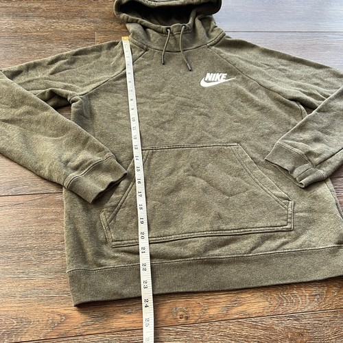 Nike Sportswear Rally Fleece Pullover Hoodie Women’s Size XS Green AA1539-222 - Picture 9 of 9