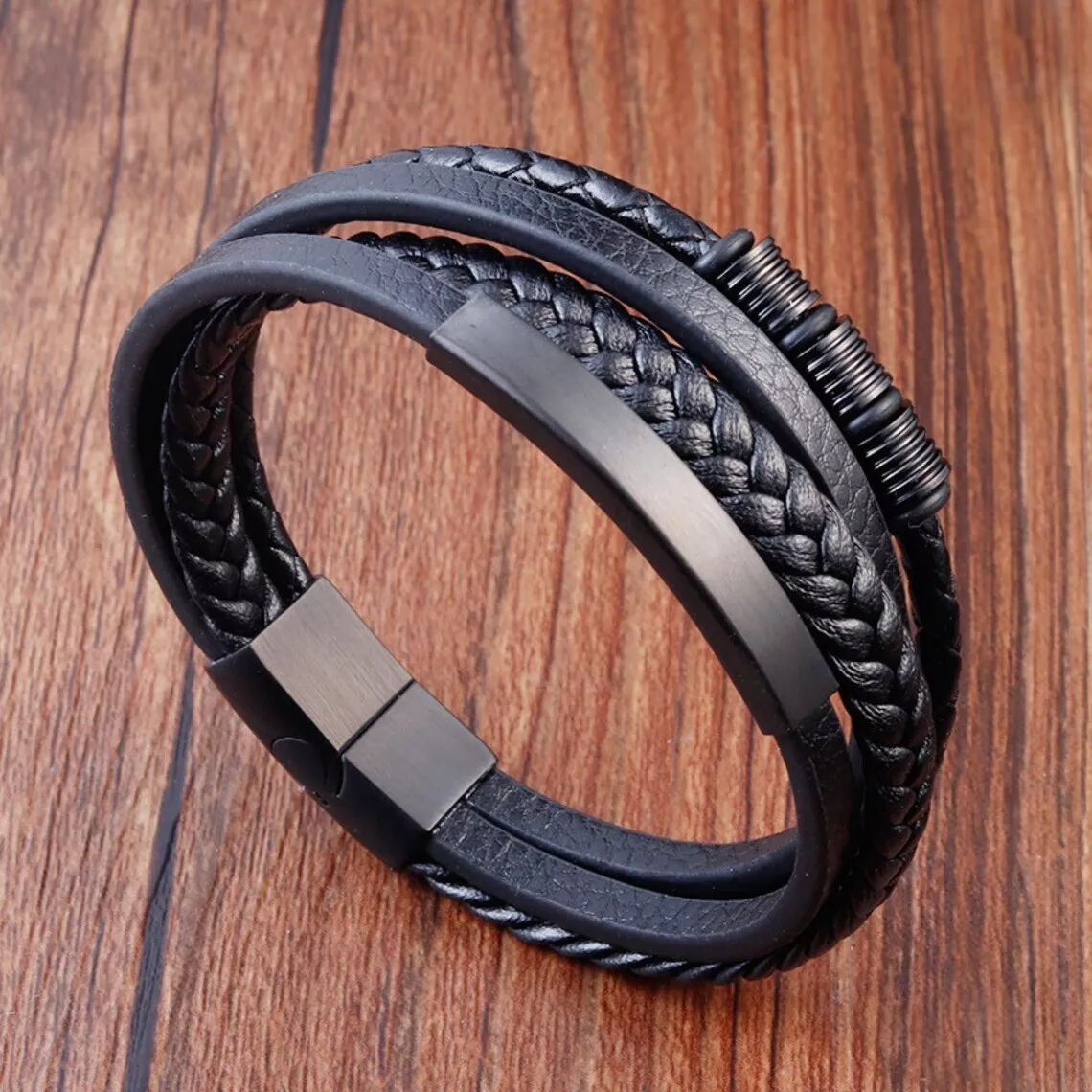 Leather band hotsell bracelets