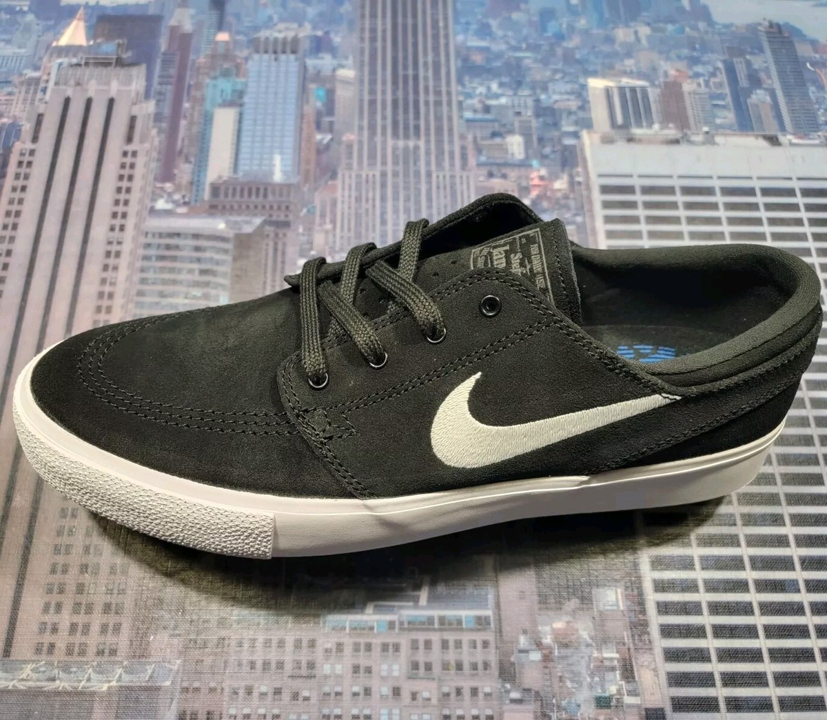 Nike SB Zoom Stefan Janoski RM Remastered Black/White Mens Size 9