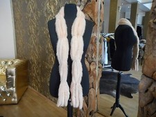 MINK SCARF KNITTED WOVEN MINK STOLE MINK SCARF PINK FUR SCARF MINK SCARF