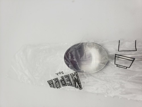 Nuovo cucchiaio Mepra Acciaio Inox Due Ice Moka/Demitasse Mai Usato 8572 - Foto 2 di 5