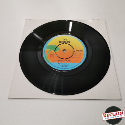 the buggles the plastic age 7'' vinyl record very good condition