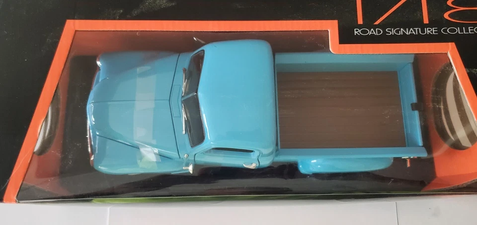Camioneta GMC Road Signature 1950 escala 1:18 azul nueva en caja Foto 4 de 4