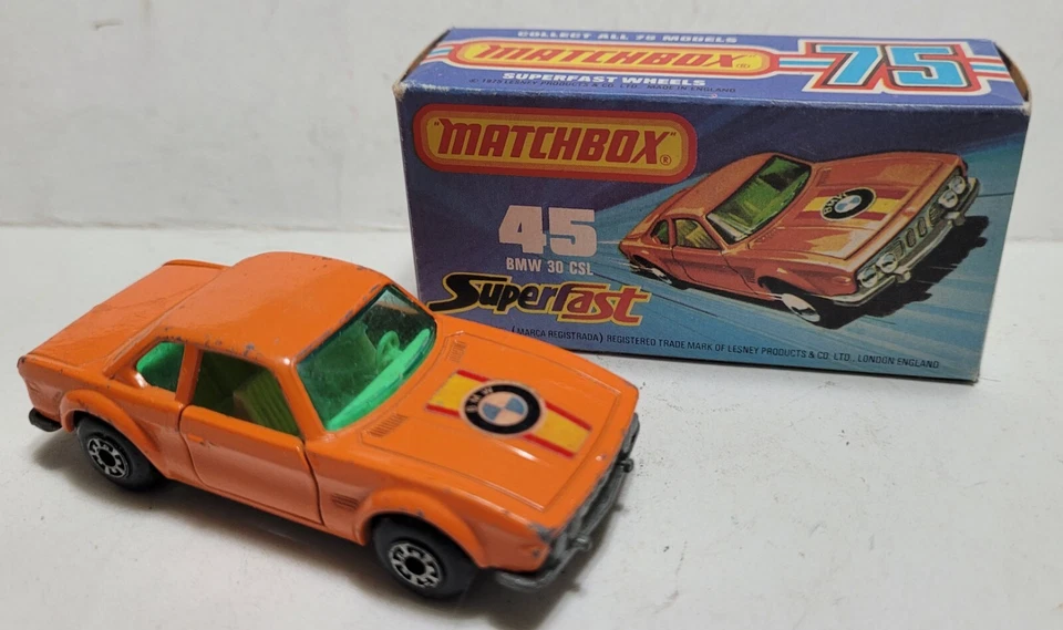 1976 MATCHBOX SUPERFAST NO.45 BMW 30 CSL W/BOX - Image 2 of 4