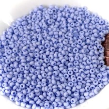 Rocailles 10/0 2.3mm Lavender Opaque Preciosa Czech Glass Seed Beads 30grm CS024
