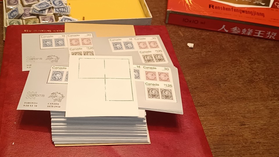 Canada 756a 1978 CAPEX souvenir sheet x100 VF NH discount postage face