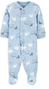 newborn boy footed pajamas
