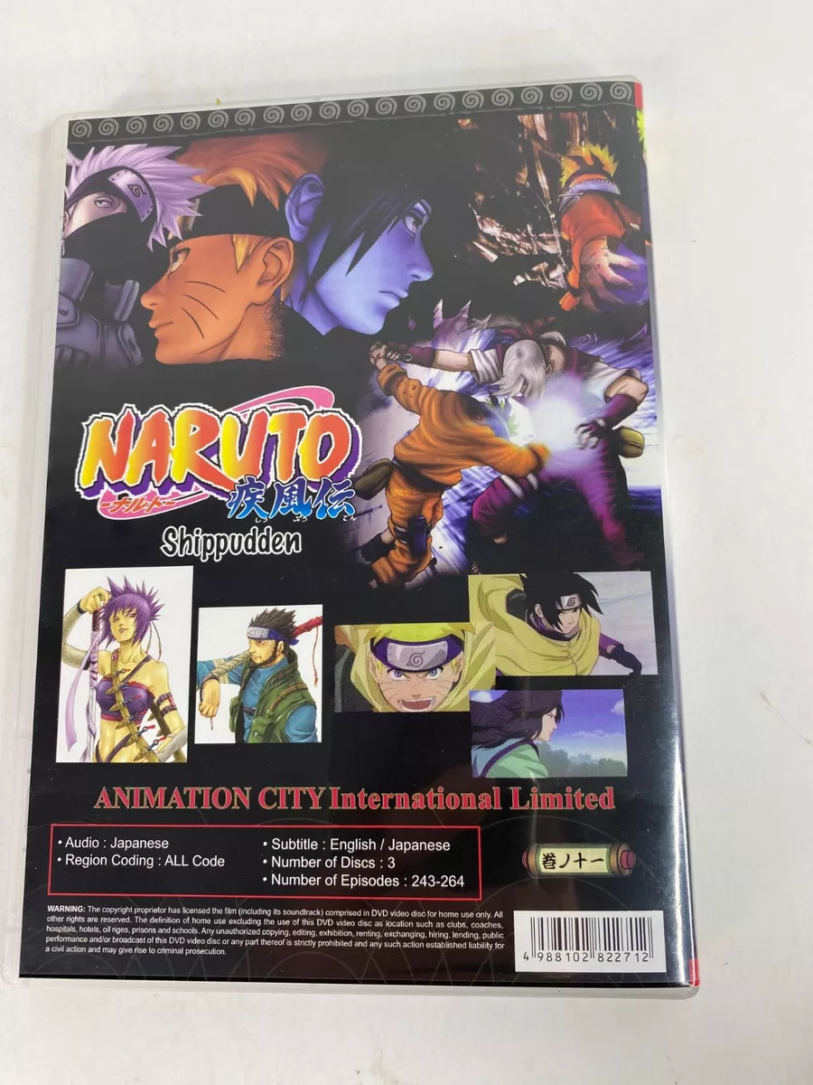 Naruto Shippuden - Shined Jump (DVD 3 Disc Set) Original & Uncut Ep 113-126