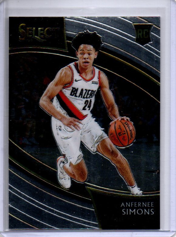 ANFERNEE SIMONS 2018-19 PANINI SELECT COURTSIDE SP TRUE ROOKIE RC #233