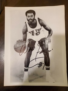 walt frazier autograph