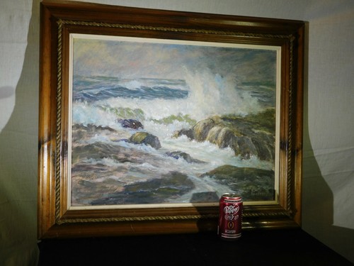 Betty Haggerty American Women Artist Original Oil Seascape Painting - Picture 2 of 12