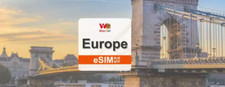 Europe Travel e-SIM Card High speed 3-30GB 5-30 Days QR Code Activation