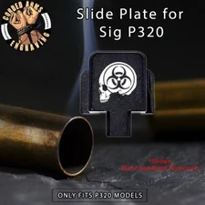 Biohazard Skull  - Back Slide Plate for Sig Sauer P320