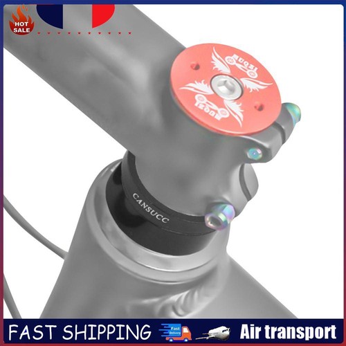 Casque De Direction Vélo Alliage Aluminium Premium - Fourche Avant 28.6mm Pour VTT & Vélo Route - Tube 44mm