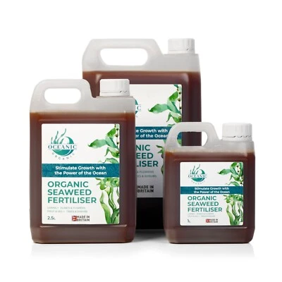 Premium Organic Liquid Seaweed Fertiliser From Oceanic Organic Ltd