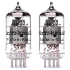 Pair of Electro Harmonix EF86 / 6267 Preamp Vacuum Tube