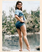 Mary Ann Dawn Wells Gilligan's Island Autographed 8x10 Photo REPRINT clr1