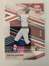 Trevor Hauver Prime Numbers B Die Cut 28/40 2020 Panini Elite Extra Edition