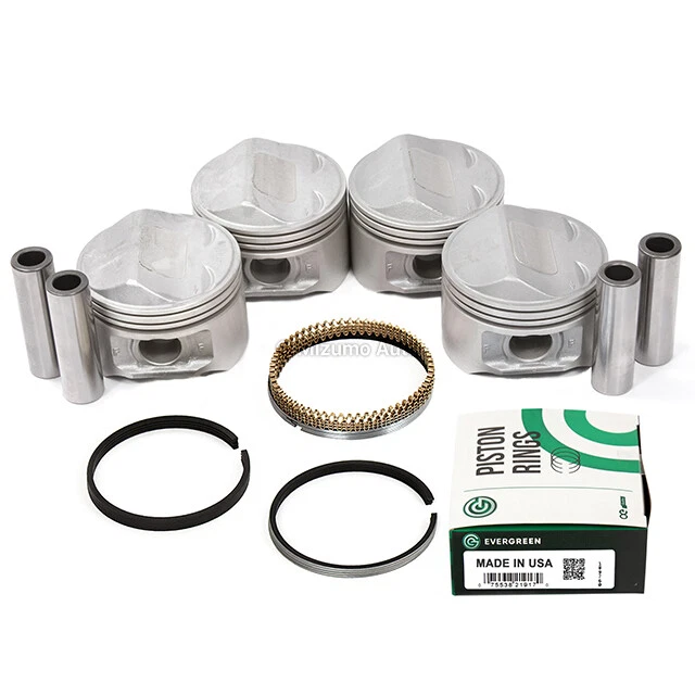 活塞带环适合 01-07 道奇大篷车克莱斯勒 PT Cruiser 吉普 2.4L — 第 2/4 张图片