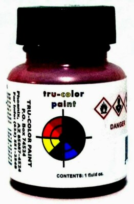 #ad Tru Color TCP 282 MKT Missouri–Kansas–Texas Red 1 oz Paint Bottle $7.19