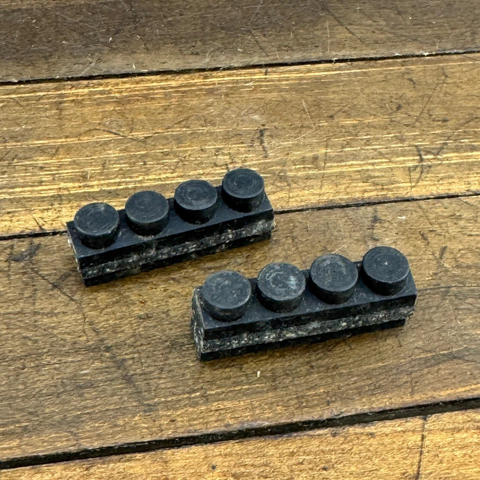 Juego de pastillas de freno Mafac vintage NOS zapata voladiza inserto años 70 tirón lateral Francia Foto 2 de 4