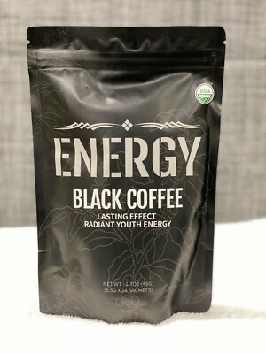 Energy Black Coffee lasting effect radiant youth energy. FREE SHIPPING