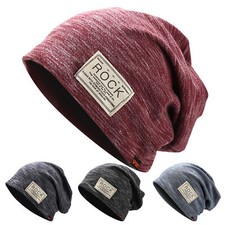 Unisex Beanie Cap Skull Cuff Knit Hat Watch Hat Winter Cap Pull on Closure