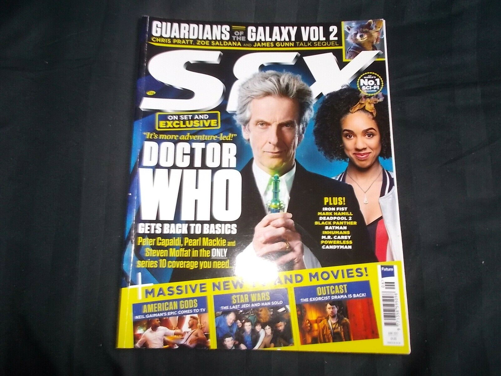 SFX Magazine Issue 286 June 2017 Doctro Who Peter Capaldi Guardians American God