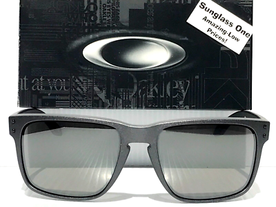 NEW Oakley HOLBROOK XL Steel Grey POLARIZED PRIZM Black Lens