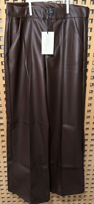 SOHO APPAREL WOMENS YOUTH DRESS PANTS COLOR BROWN SIZE LARGE 